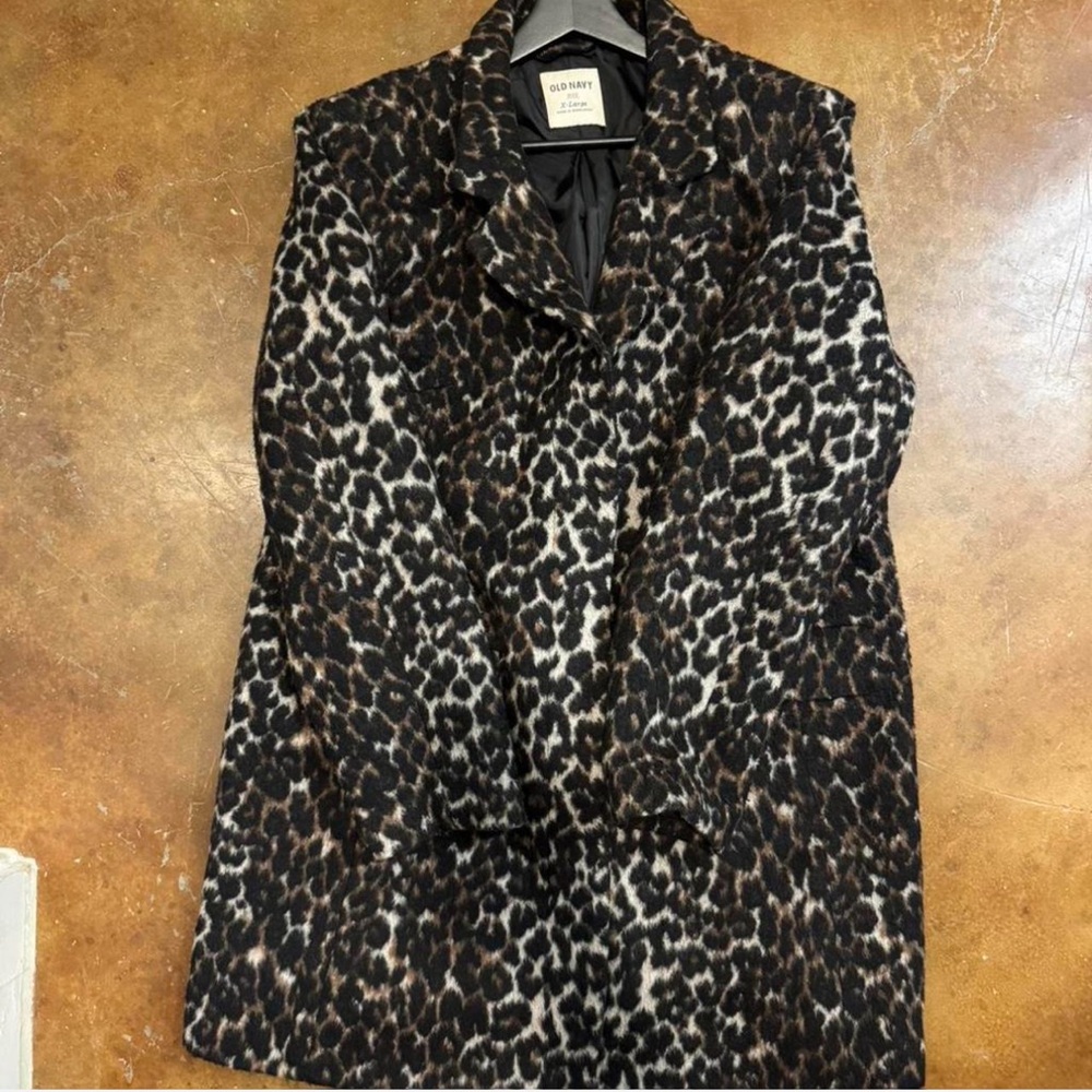 Old Navy Leopard Print Coat